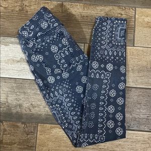 Old Navy Rockstar Paisley Jeans